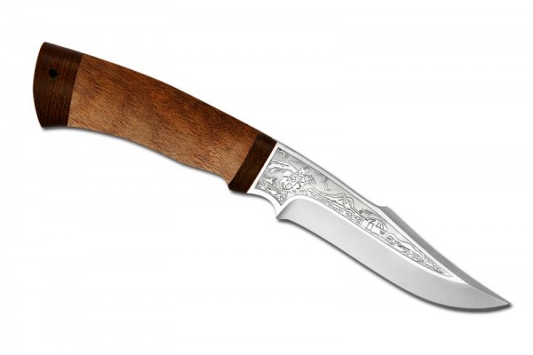 Nůž Zlatoust AiR Khazar - 95X18/ořech