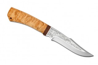 Knife Zlatoust AiR Khazar - RWL-34/karelian birch 