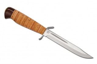 Knife Zlatoust AiR Shtrafbat - 95X18/birch bark