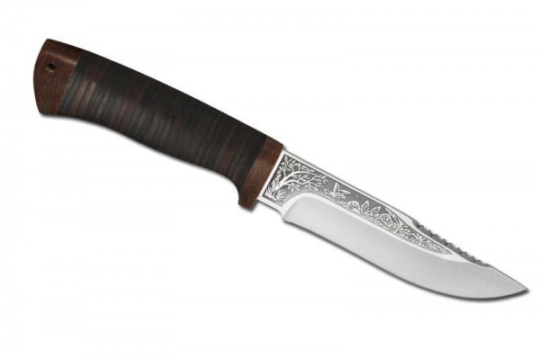 Nůž Zlatoust AiR Strelec - 95X18 Kůže