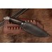 Knife KEAZ Kizlyar Tayga - damask steel/ bear