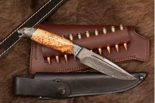 Knife KEAZ Panter - damascus steel