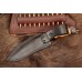 Knife KEAZ Volk - damascus steel/ karelian birch