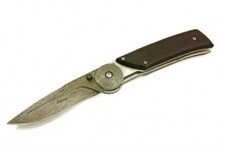 Knife Kizlyar folding Biker-1 - Damascus steel