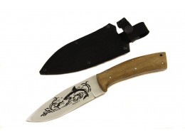  Нож Кизляр Акула 2 - AUS-8 (Охотничий травленый мотив)