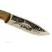 Knife Kizlyar Akula 2 - full tang (Hunting etched motif)