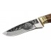 Knife Kizlyar Gluhar - AU-8 (Hunting etched motif)