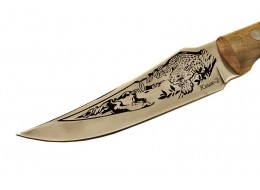 Knives with hunting motif