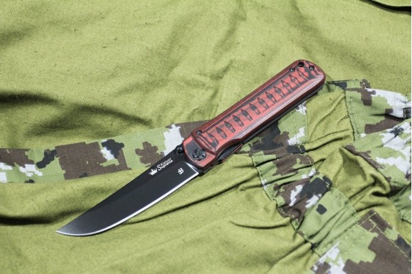 Folding Knife Kizlyar Supreme Whisper - D2/BT