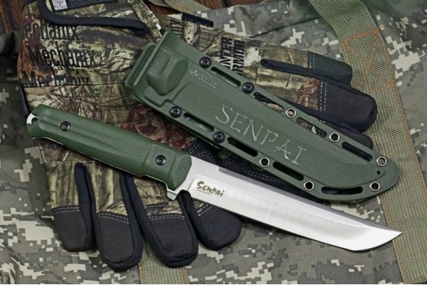 Knife Kizlyar Supreme Senpai  - AUS-8 Khaki