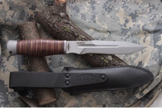 Нож Melita-k Кayman - 70X16МFS Кожа