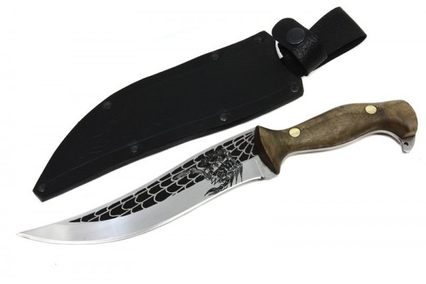 Нож Скорпион большой - 65x13/орех
