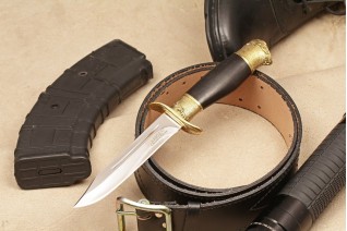 Нож Беркут Разведчик - 65X13/латунь
