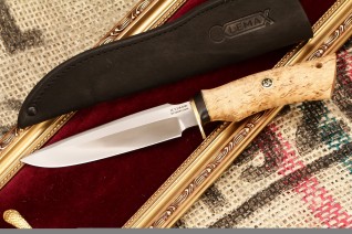 Нож LEMAX Чибис - Х12МФ Карельская береза