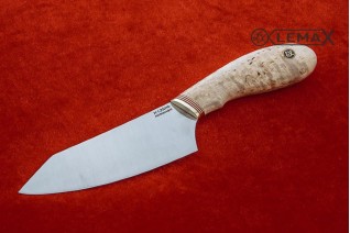 Нож LEMAX Кухонный средний - Х12МФ, карельская берёза