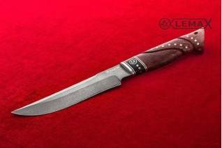 Нож Lemax Тайга - булат/карельская береза