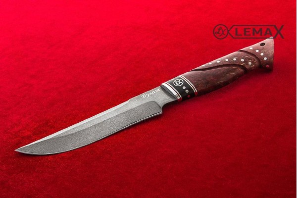 Нож Lemax Тайга - булат/карельская береза