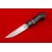 Нож LEMAX Засапожный малый - 110Х18М-ШД, акрил, чёрный граб